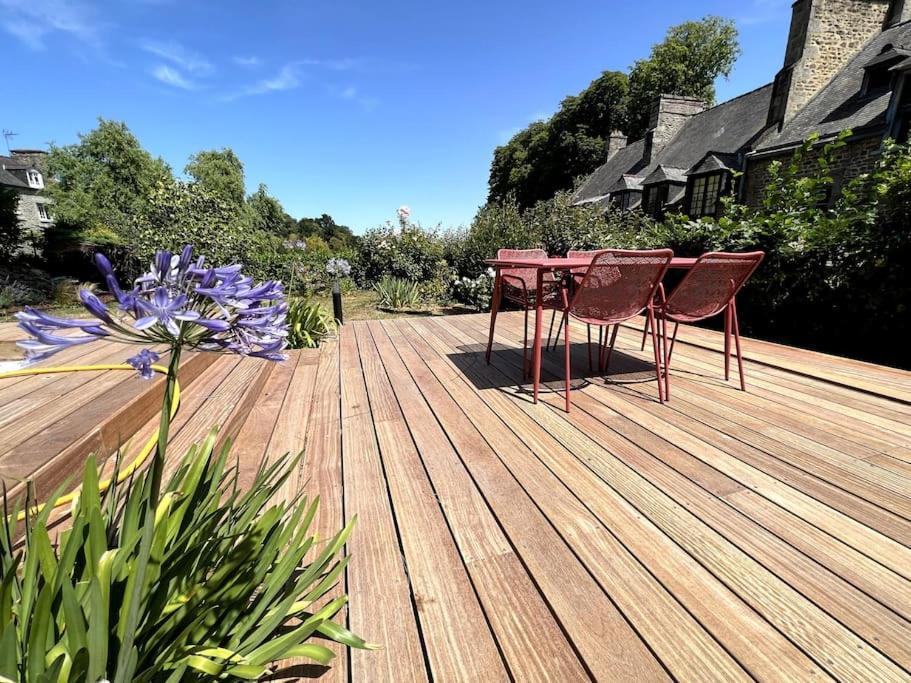 Superbe Appartement Avec Jardin Dinan Centre - Jerzual 外观 照片